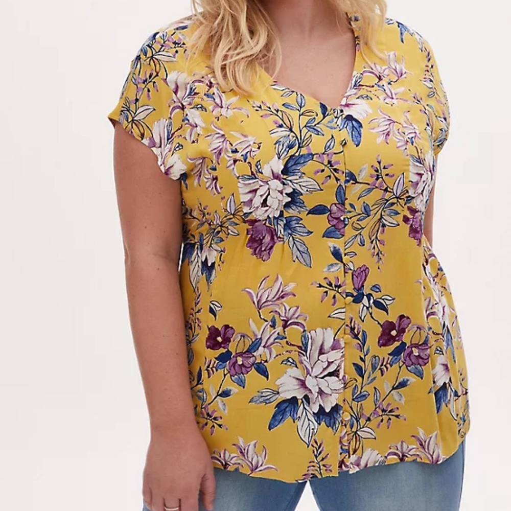 Torrid Flower Top